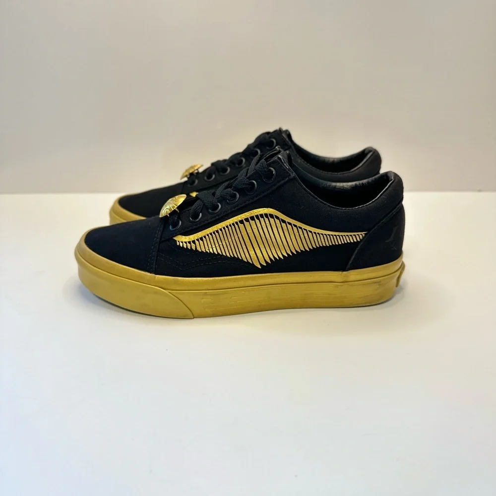 Limited edition Vans x Harry Potter “Golden Snitch” Sneakers – Size US Women’s 6 - Picture 3 of 10